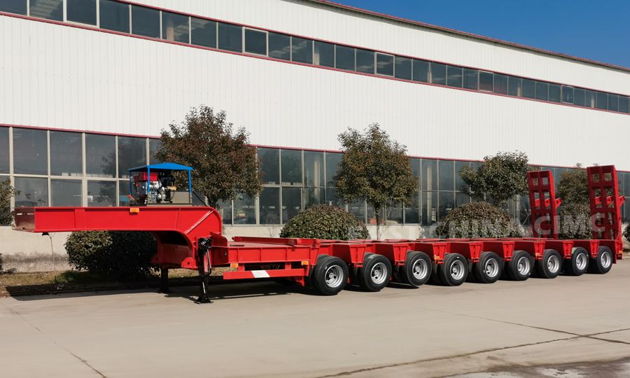 CIMC 9 Line 18 Axles lowbed trailer 7