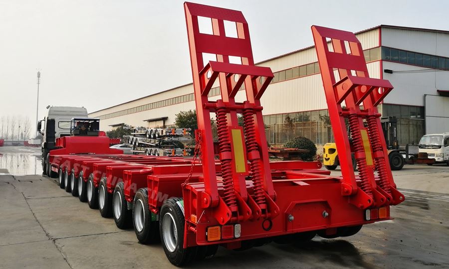 CIMC 9 Line 18 Axles lowbed trailer 78